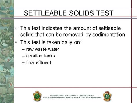 settleable|settleable solids test.